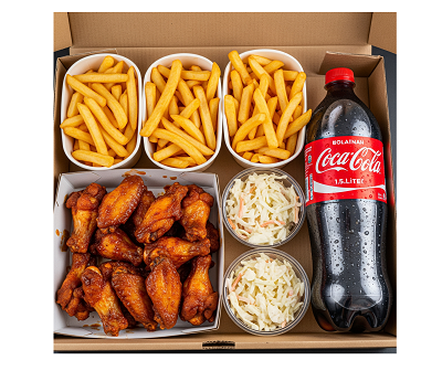 20 Pcs Spicy Wings Bucket Meal 